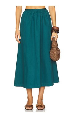 Saudade Bliss Skirt in Emerald from Revolve.com | Revolve Clothing (Global)
