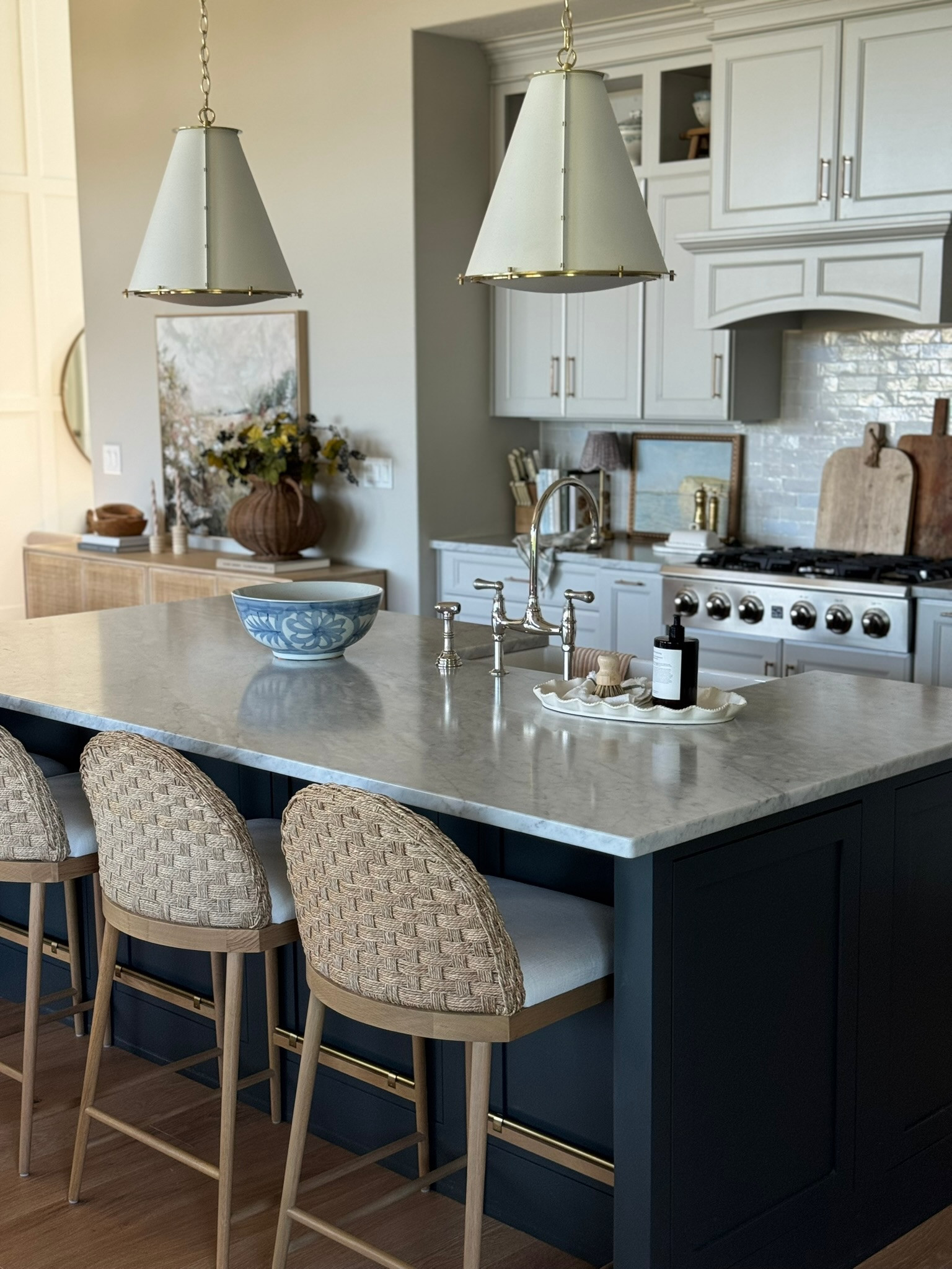 The small details add such a nice touch in our kitchen. I love this gorgeous hand painted bowl! 

Home decor, kitchen decor, interior designn

#LTKHome #LTKdayinmylife