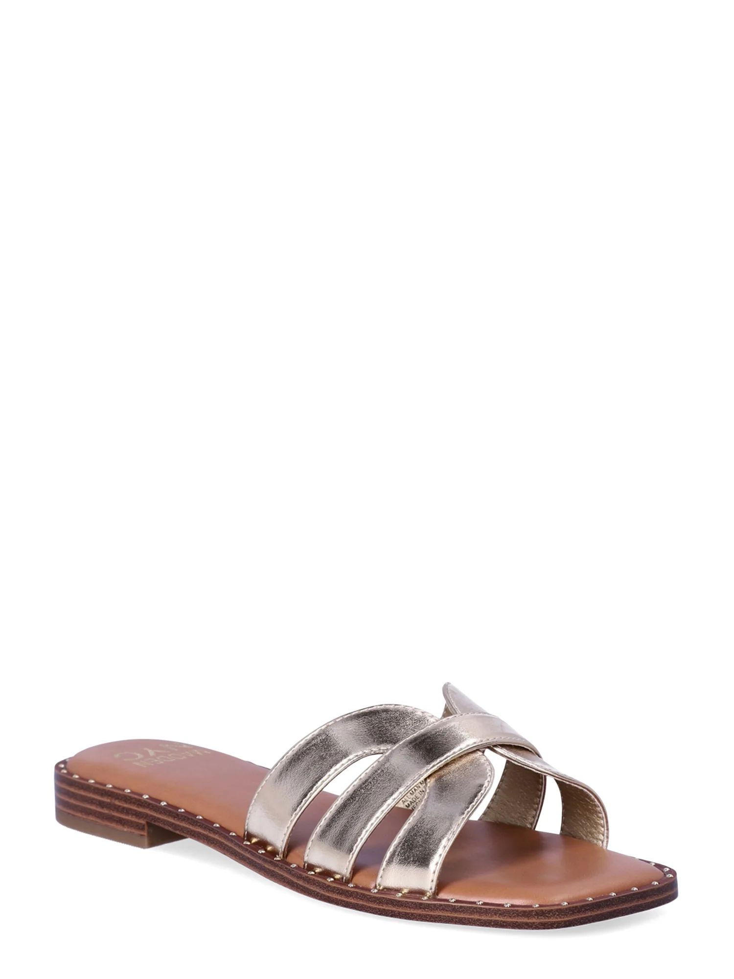 Madden NYC Women's Selina H-Band Flat Sandals - Walmart.com | Walmart (US)