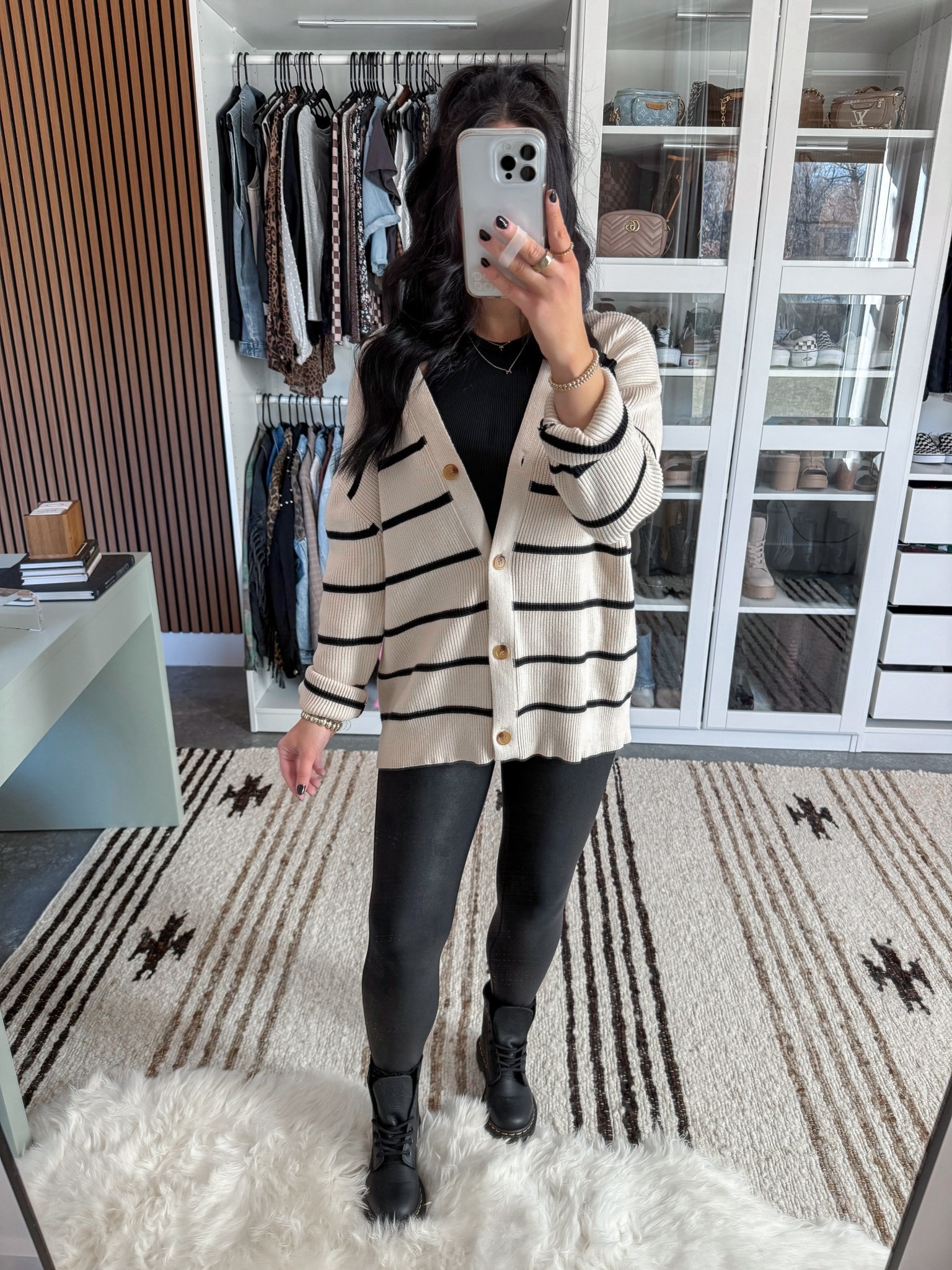 Outfit Inspo for Church 🤍

Sweater - small (my color combo is no longer available, but the white & black would be a good alternative!)
Tank Top - xs
Leggings - medium 

You can't go wrong with an oversized sweater & faux leather leggings! This outfit is bump friendly, and perfect for those days you just want to be comfortable! 

Church Outfit | Bump Friendly Outfit Ideas 



#LTKBump #LTKFindsUnder100 #LTKFindsUnder50