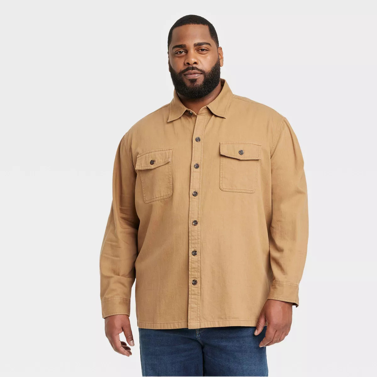 Men's Long Sleeve Collared Button-Down Shirt - Goodfellow & Co™ | Target