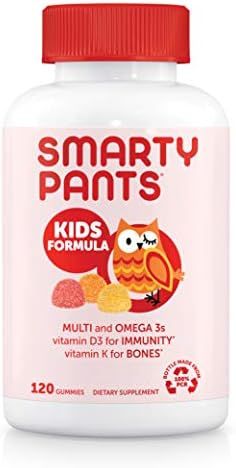 SmartyPants Kids Formula Daily Gummy Multivitamin: Vitamin C, D3, and Zinc for Immunity, Gluten F... | Amazon (US)