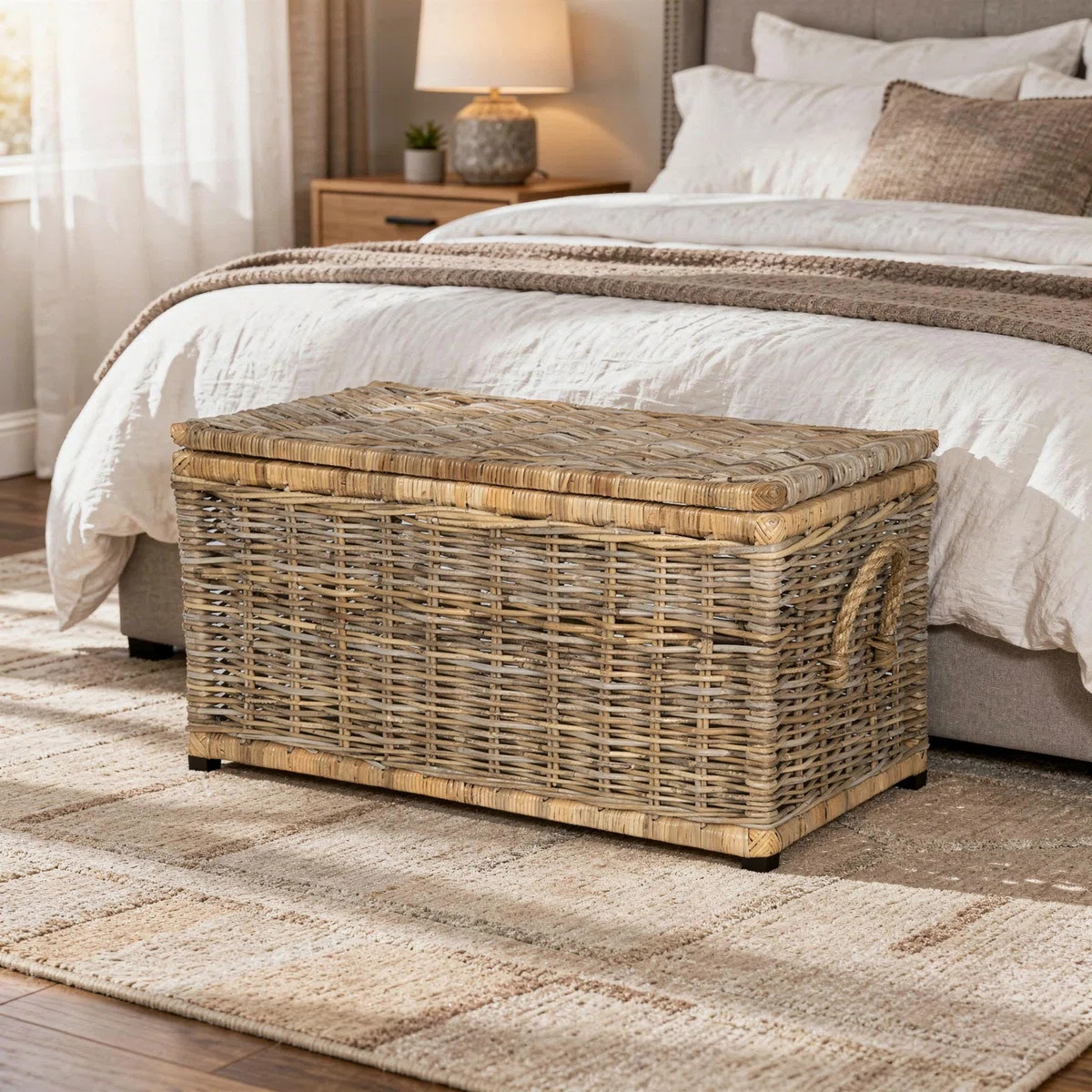 Bayou Breeze Rattan Decorative Basket | Wayfair North America