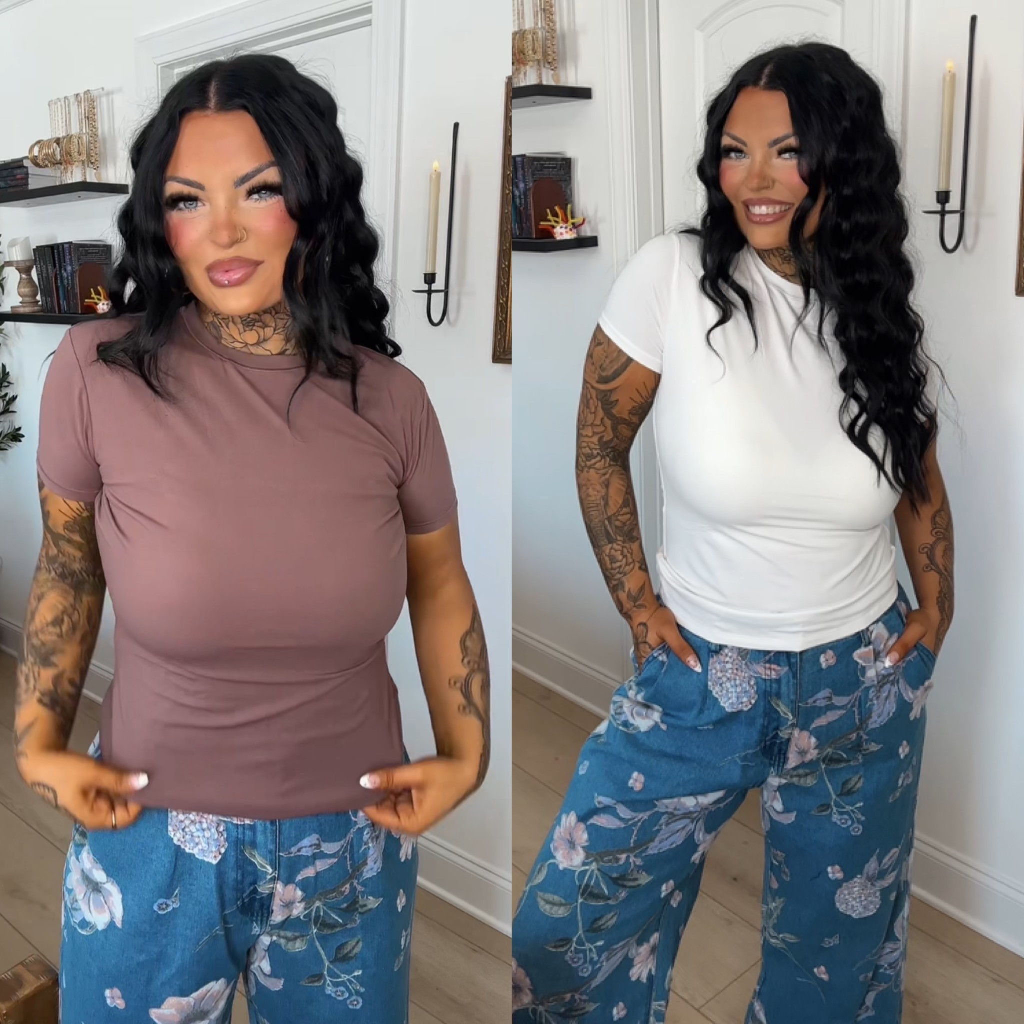 The most adorable floral jeans! I got size large in the tops & 10 in the jeans. 🤍

#LTKgrwm #LTKSaleAlert #LTKMidsize