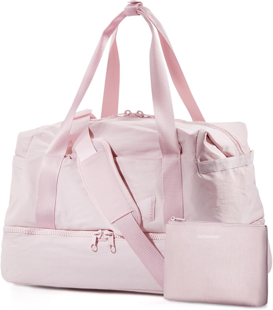 Weekender Bags for Women, BAGSMART Travel Duffel Bags with Shoe Compartment,Personal Item Travel ... | Amazon (US)