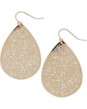 Humble Chic Teardrop Dangle Earrings for Women - Gold, Rose, or Silver Tone Delicate Lightweight ... | Amazon (US)