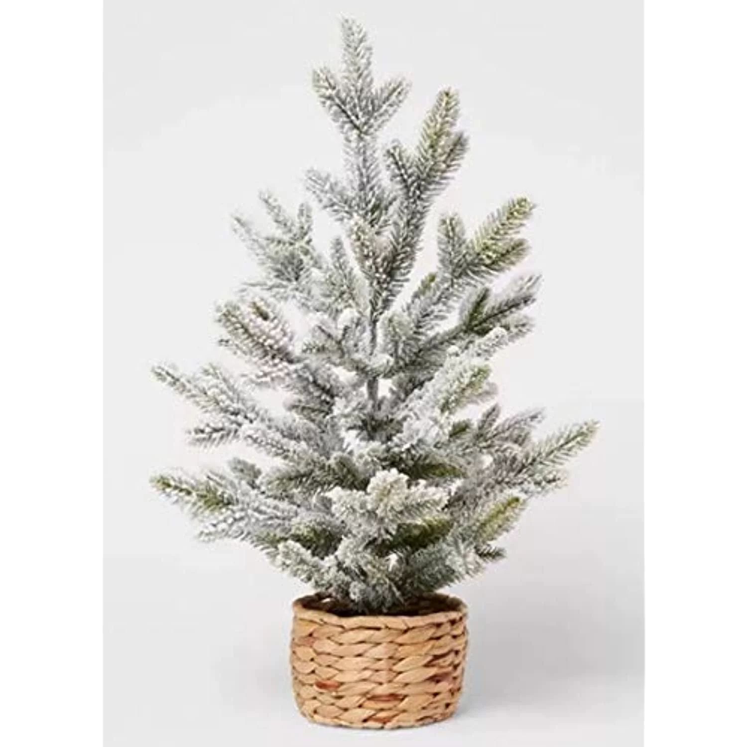 Artificial Snow Flocked Christmas Tabletop Tree - Holiday Decor (2ft) | Walmart (US)