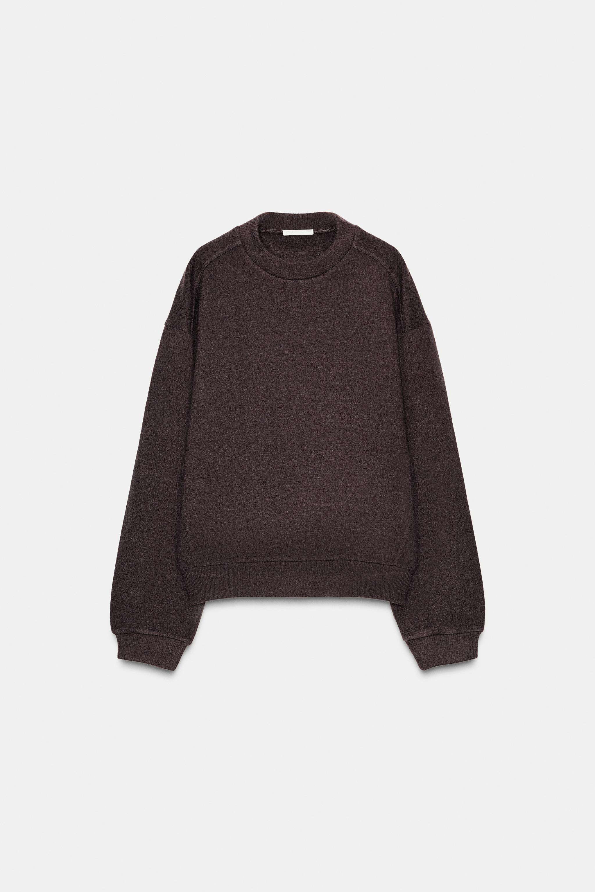 SOFT LONG SLEEVE SWEATSHIRT | Zara Canada