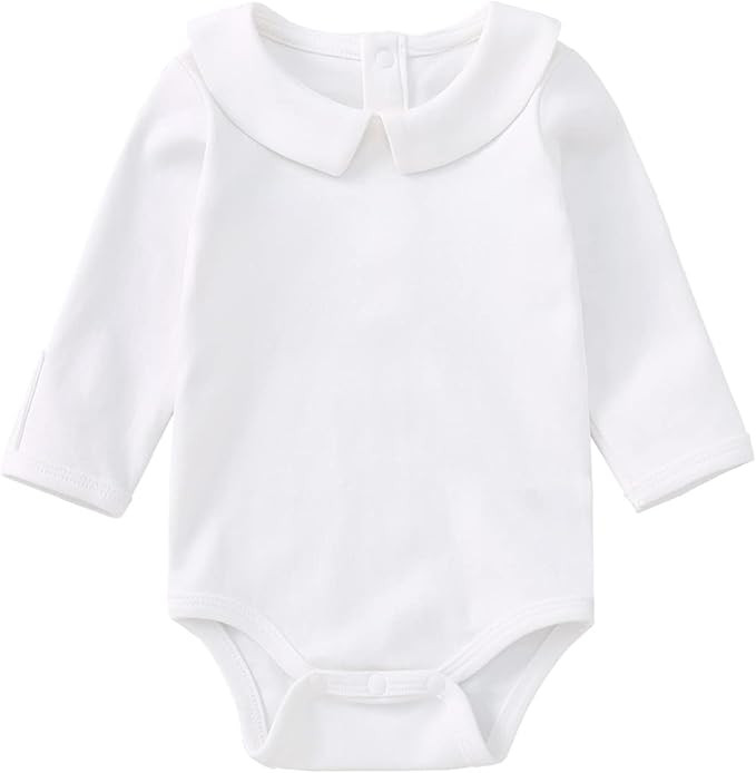 pureborn Baby Girls Boys Bodysuit Super Soft Cotton Romper 0-24 Months | Amazon (US)
