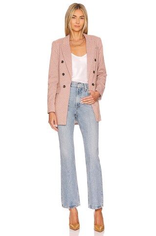 1. STATE Long Double Breasted Blazer in Ginger from Revolve.com | Revolve Clothing (Global)