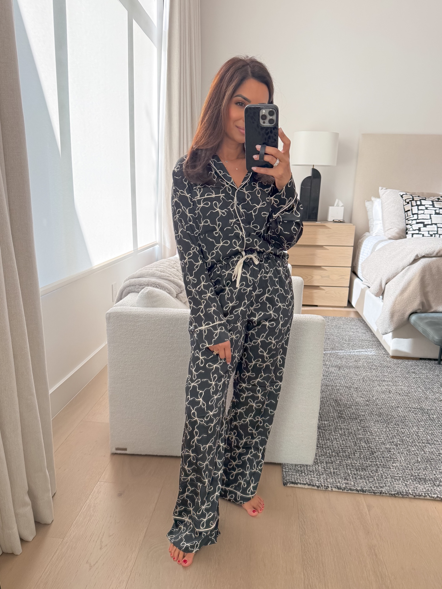 The cutest satin sleep set from Abercrombie! So soft and comes in 2 other colors. Perfect for the holidays or year round! Wearing size XS. Get up to 30% off select styles now and use code AFNASREEN for an extra 20% off!

#LTKSeasonal #LTKHoliday #LTKSaleAlert