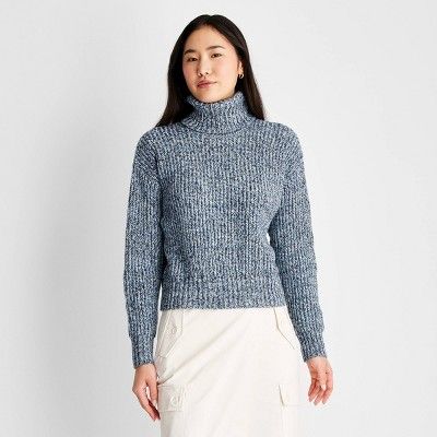 Women's Turtleneck Pullover Sweater - Future Collective™ with Reese Blutstein | Target