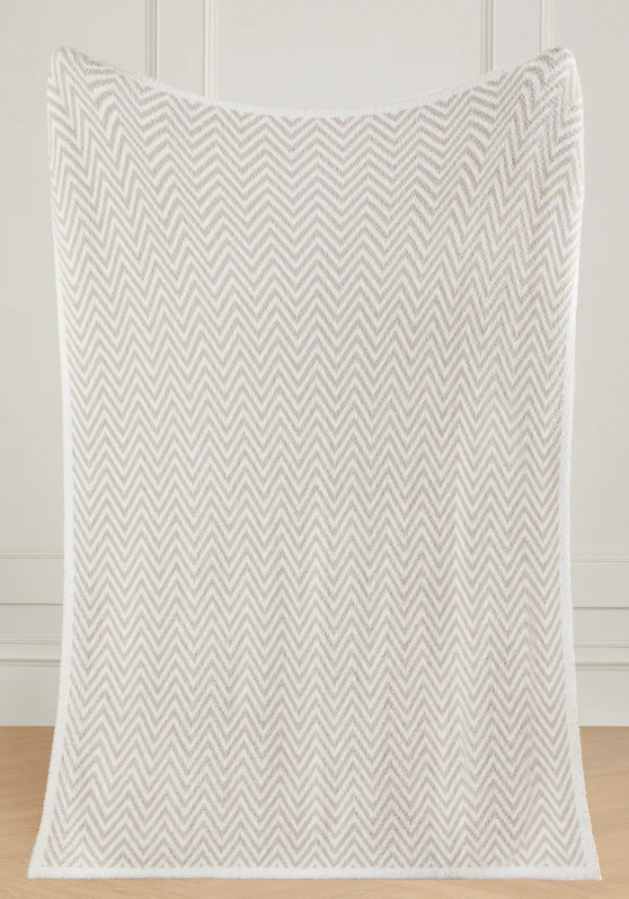 Chevron Buttery Blanket | The Styled Collection