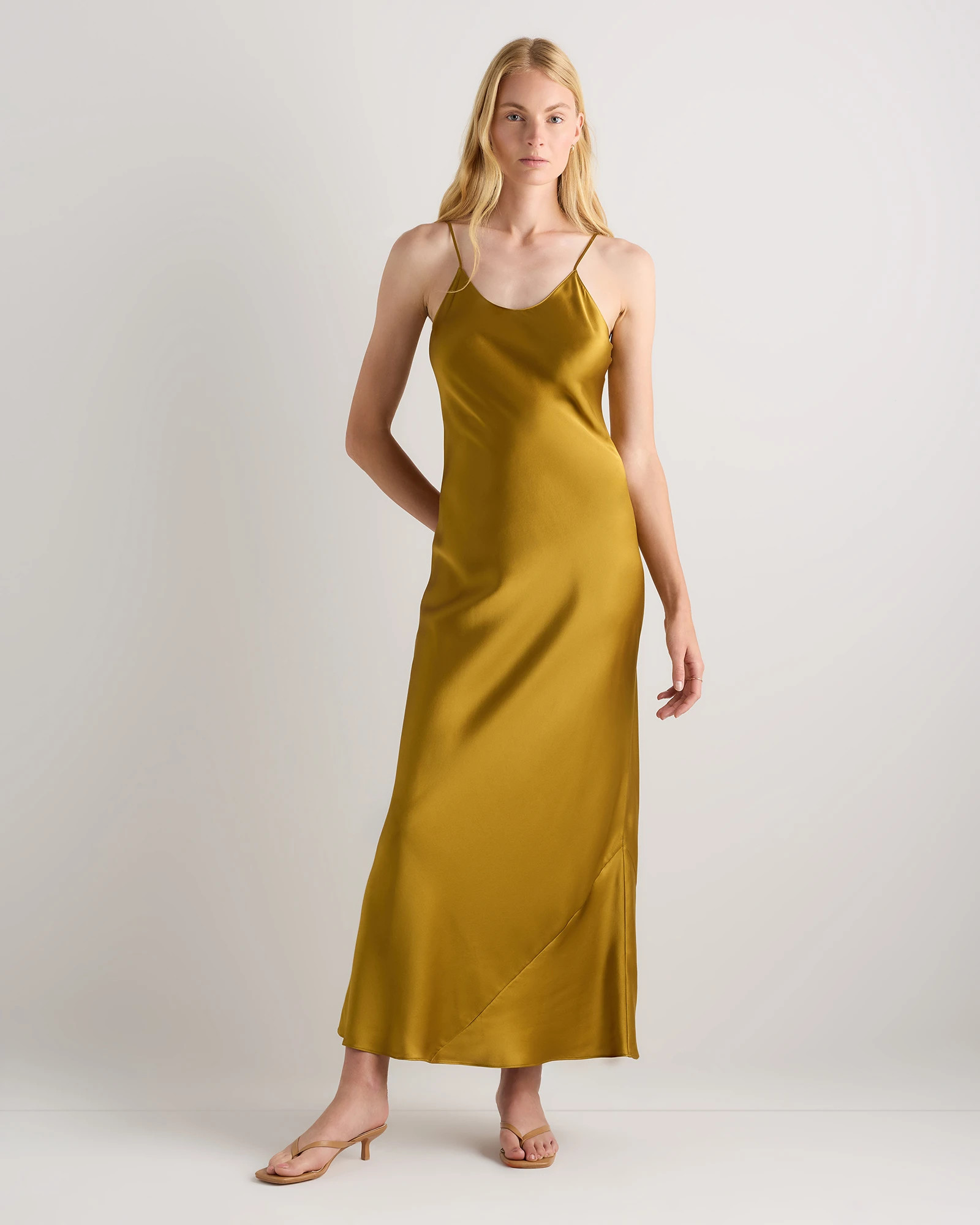 100% Washable Silk Maxi Slip Dress | Quince