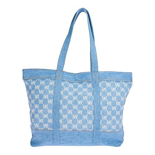 DG2 by Diane Gilman Anniversary Denim Tote Bag - Pattern/Print - One Size | HSN