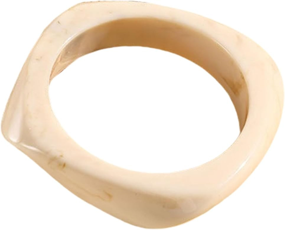 Caiyao Colorful Acrylic Resin Bangle Bracelet Wristbands Tortoiseshell Acetate Plate Cuff Bracele... | Amazon (US)