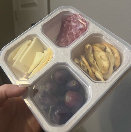 Easy snacks ready to go. Kid approved  
10/10 recommend these containers & Aldi has the best charcuterie stuff!


#LTKkids #LTKfamily #LTKhome