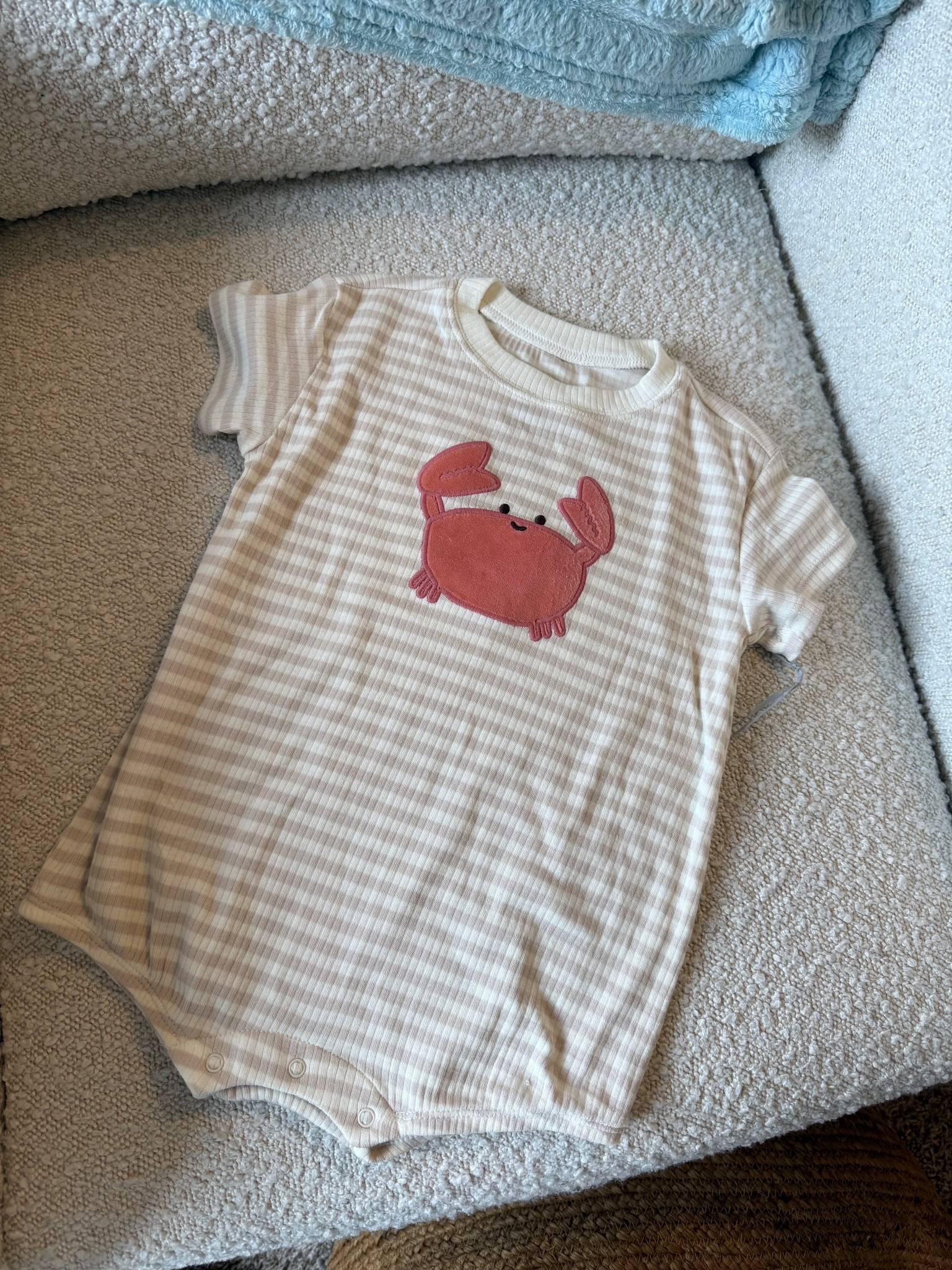 Obsessed with this crab baby romper 🦀🤍

#LTKmomlife #LTKBaby #LTKKids