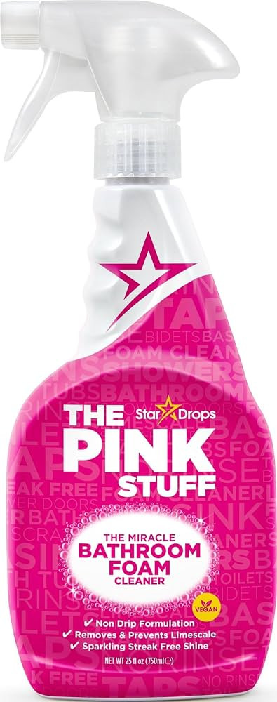 Stardrops The Pink Stuff Miracle Bathroom Foam Cleaner, 25 Fl Oz | Amazon (US)
