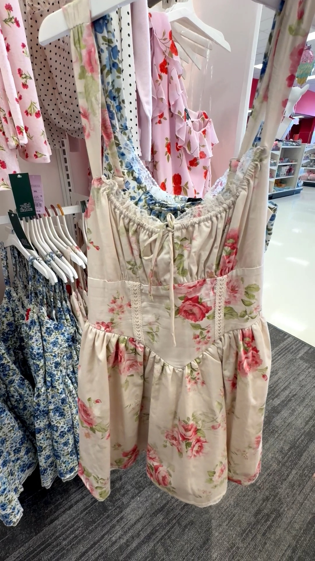 Target Corset Dress | Floral Dress | Mini Dress | Spring Dress

#LTKSeasonal #LTKootd