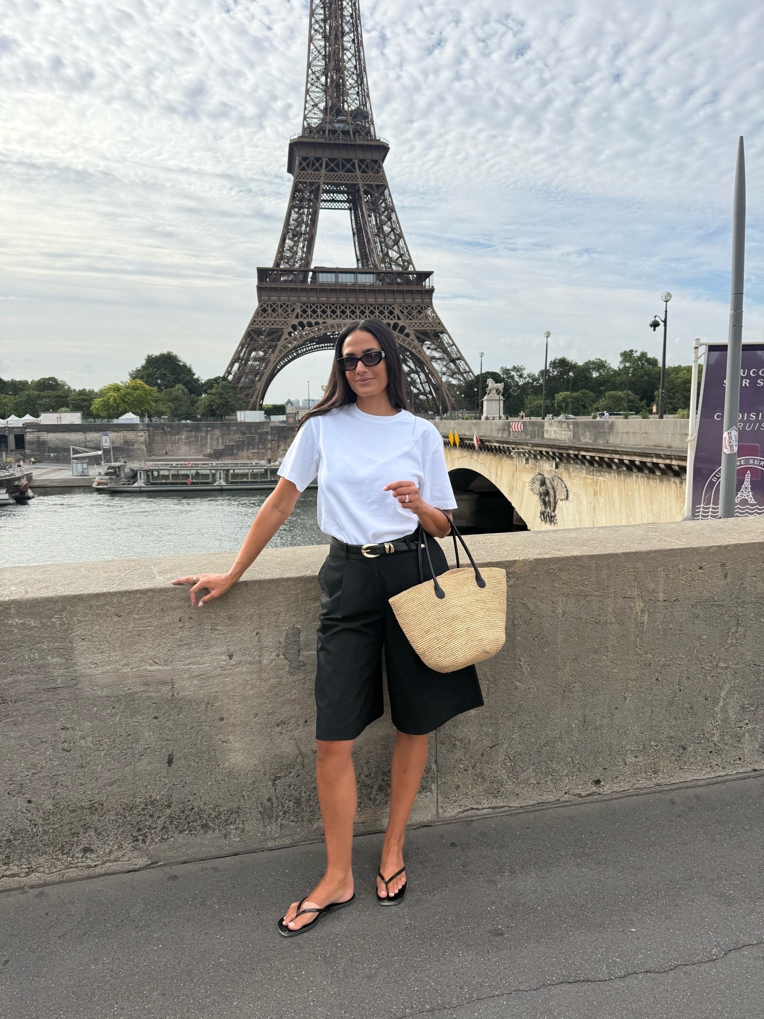Wearing a small tee and a size 8 in the shorts sized up one for a comfortable fit.

#LTKcanada #LTKsummer