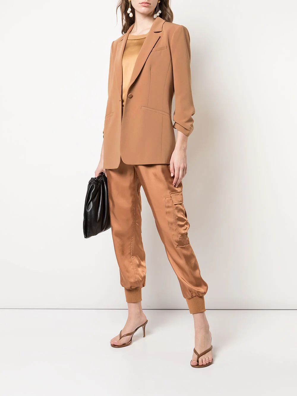 Khloe crepe blazer | Farfetch (US)