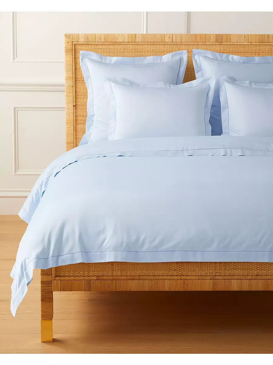 Sutton 610 TC Italian Sateen Duvet Cover | Serena and Lily