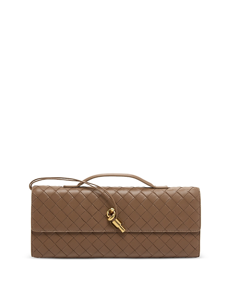 Bottega Veneta Andiamo Intrecciato Leather Clutch | Bloomingdale's (US)