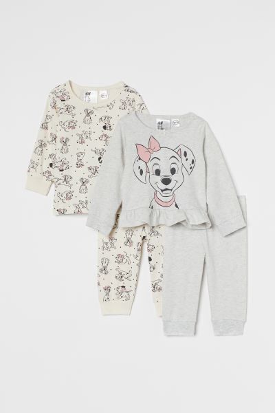 2-pack Printed Pajamas | H&M (US + CA)