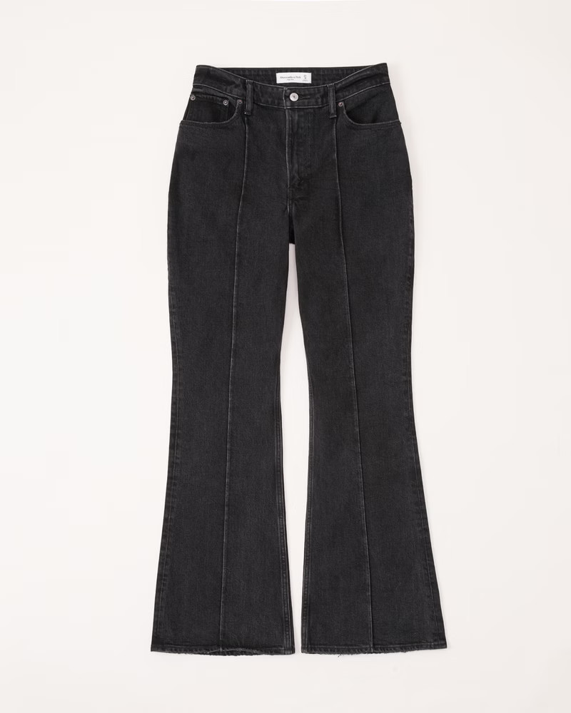 Women's Curve Love High Rise Vintage Flare Jean | Women's Bottoms | Abercrombie.com | Abercrombie & Fitch (US)