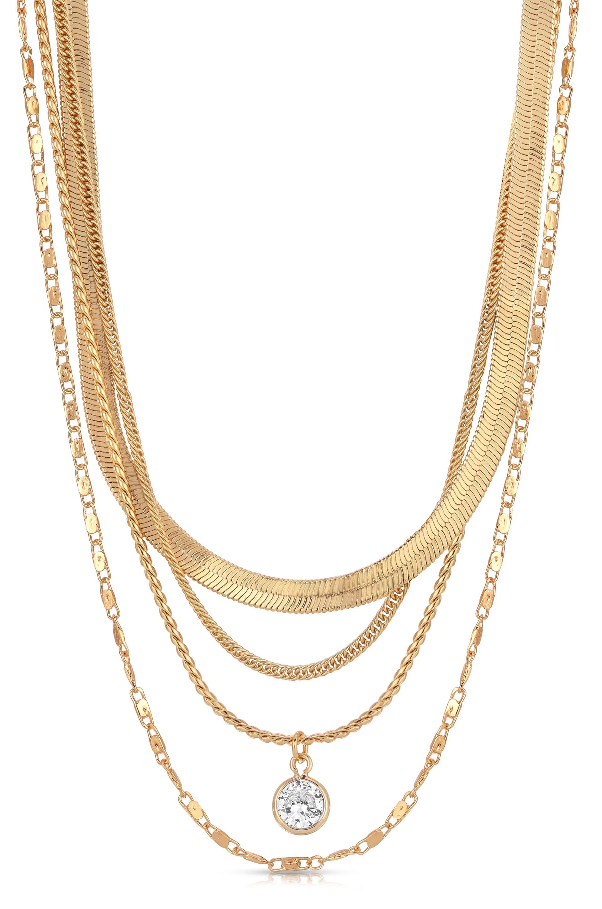 All the Chains Layered Necklace | Ettika