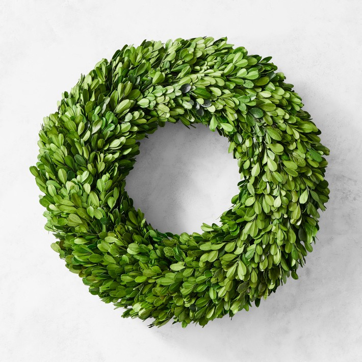 Preserved Boxwood Wreath | Williams-Sonoma