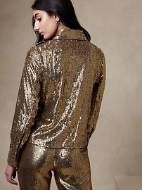 Ulla Sequin Shirt | Banana Republic (US)