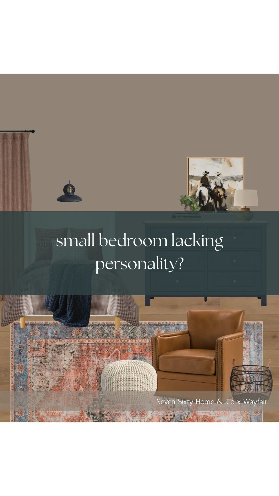 Small Bedroom Refresh with Moody Neutrals and Warm Wood

Small bedroom design with warm neutral decor, dark dresser, layered rug, leather accent chair, and soft neutral bedding. This cozy bedroom refresh uses space-saving furniture, moody wall color inspiration, and warm wood tones to create a pulled-together look for a compact bedroom. Apartment bedroom ideas, guest bedroom styling, small space bedroom decor, modern traditional bedroom, dark bedroom furniture, layered rug look, nightstand styling, neutral bedding, cozy winter bedroom. 

 

#LTKHome #LTKFindsUnder100 #LTKKids