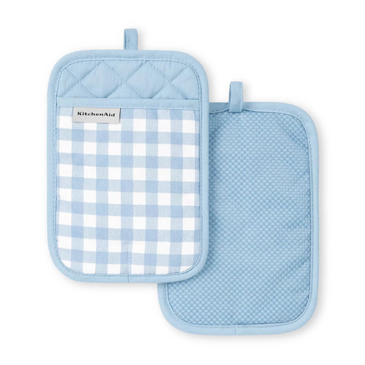 KitchenAid Gingham Pot Holder 2-Pack Set | Target