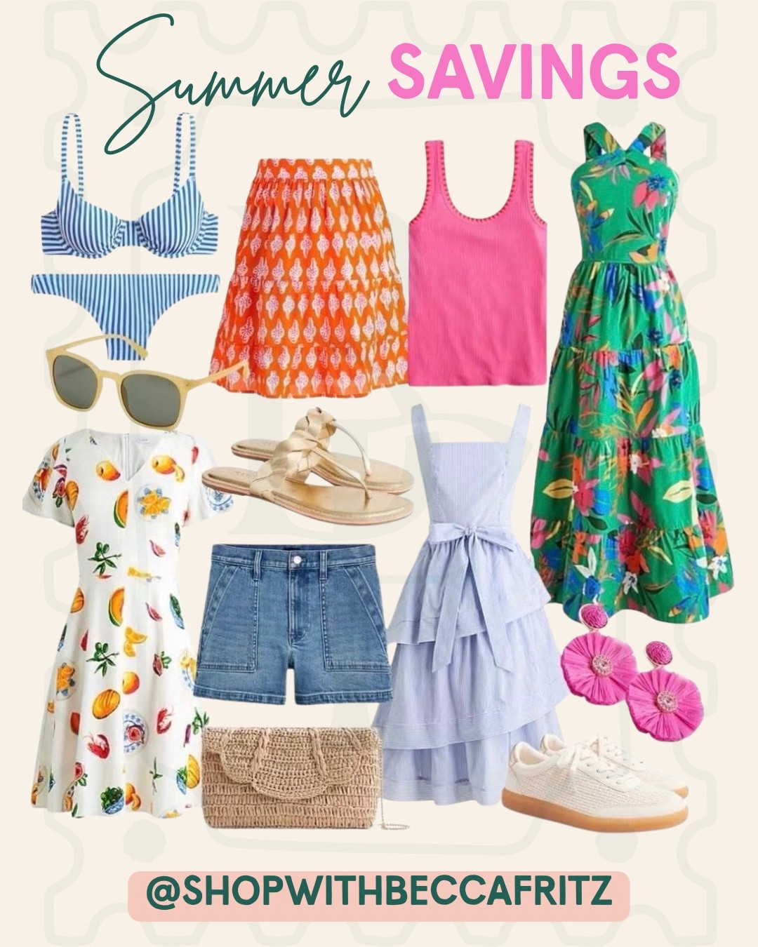 ☀️ Summer SAVINGS alert! 🚨 
Up to 60% OFF these J.Crew summer faves—yes, even the bold prints, breezy dresses, and the cutest vacation-ready accessories!

If you’re stocking up for sunshine season, this sale is calling your name.
Scoop up the deals before they disappear! #jcrew #beccafritzfinds


#LTKFindsUnder50 #LTKOver40 #LTKSaleAlert