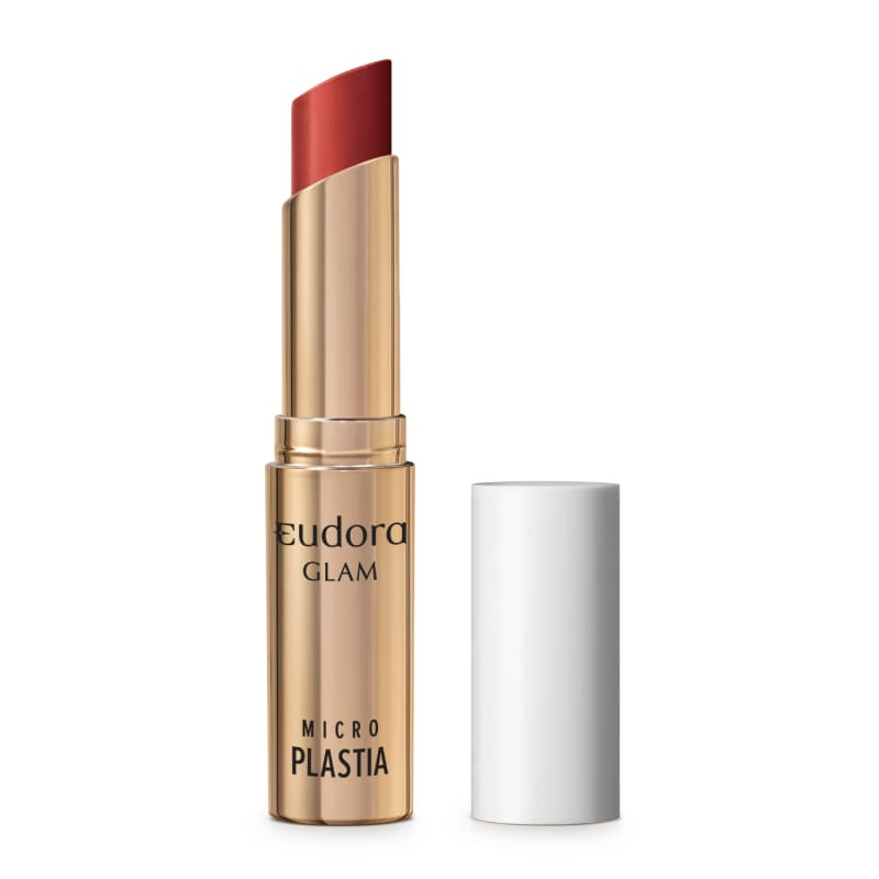 Batom Vermelho Ruby Eudora Glam Microplastia 3,3g | Eudora (BR)