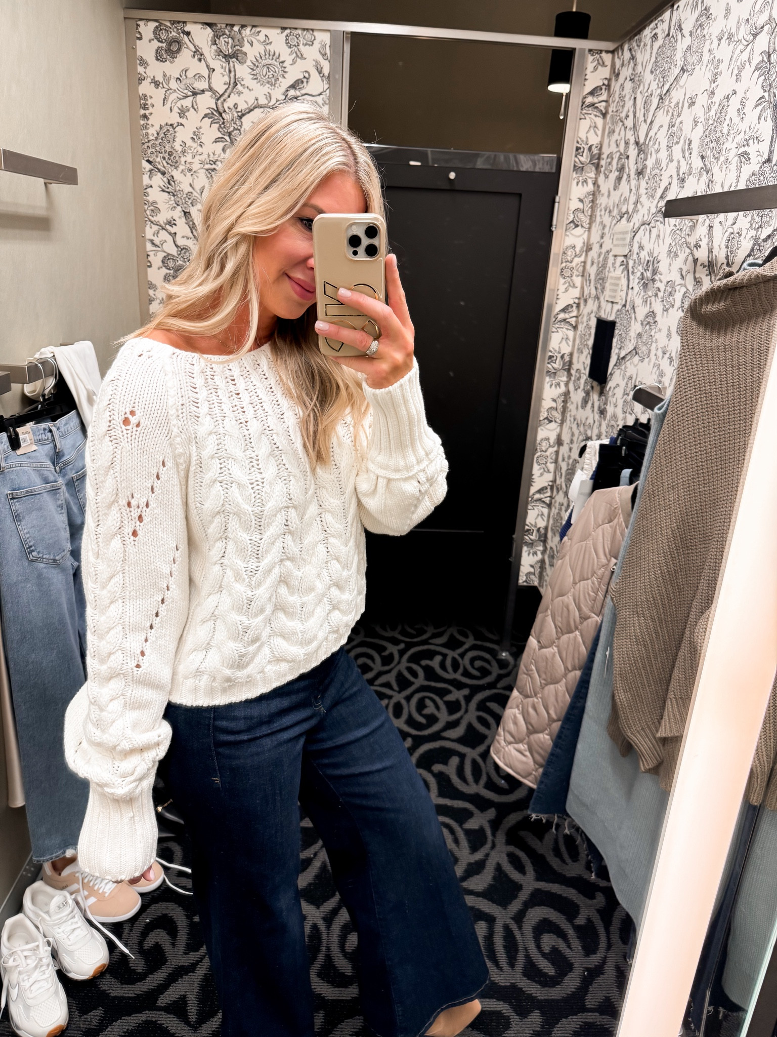 Free People sweater 
Frame wide leg denim 
Fall outfit on the NSale
Nordstrom Anniversary Sale 

#LTKFindsUnder100 #LTKxNSale #LTKSaleAlert