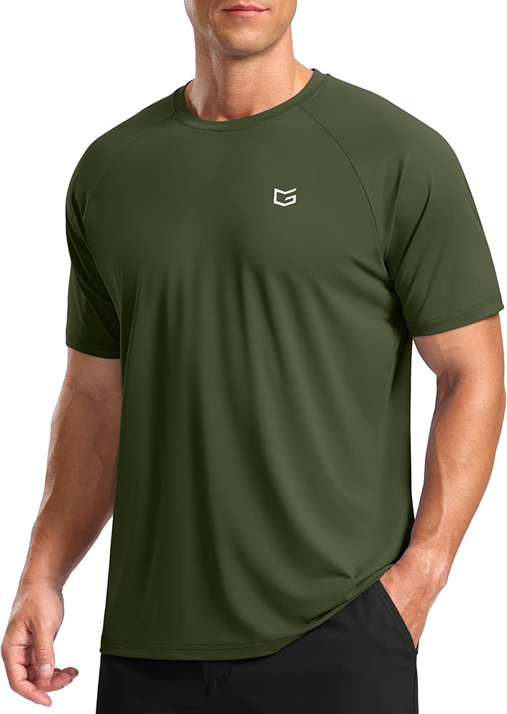 G Gradual Men's Athletic Workout T-Shirts Moisture Wicking Cooling Running Shirts Short Sleeve Pe... | Amazon (US)