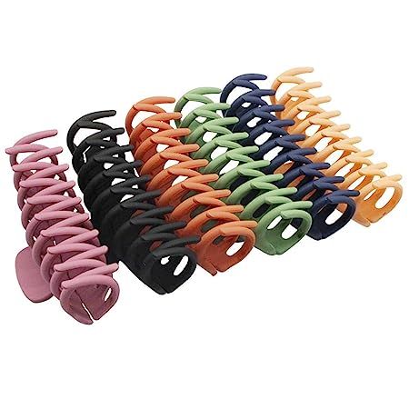 Big Hair Claw Clips 4.3 Inch Nonslip Large Claw Clip for Women and Girls Thin Hair, Strong Hold H... | Amazon (US)