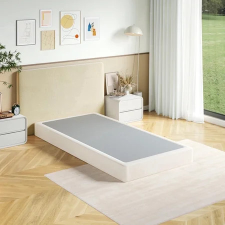 ZIYOO 4 inch Metal Box Spring, Heavy - Duty Mattress Foundation,Twin Size | Walmart (US)