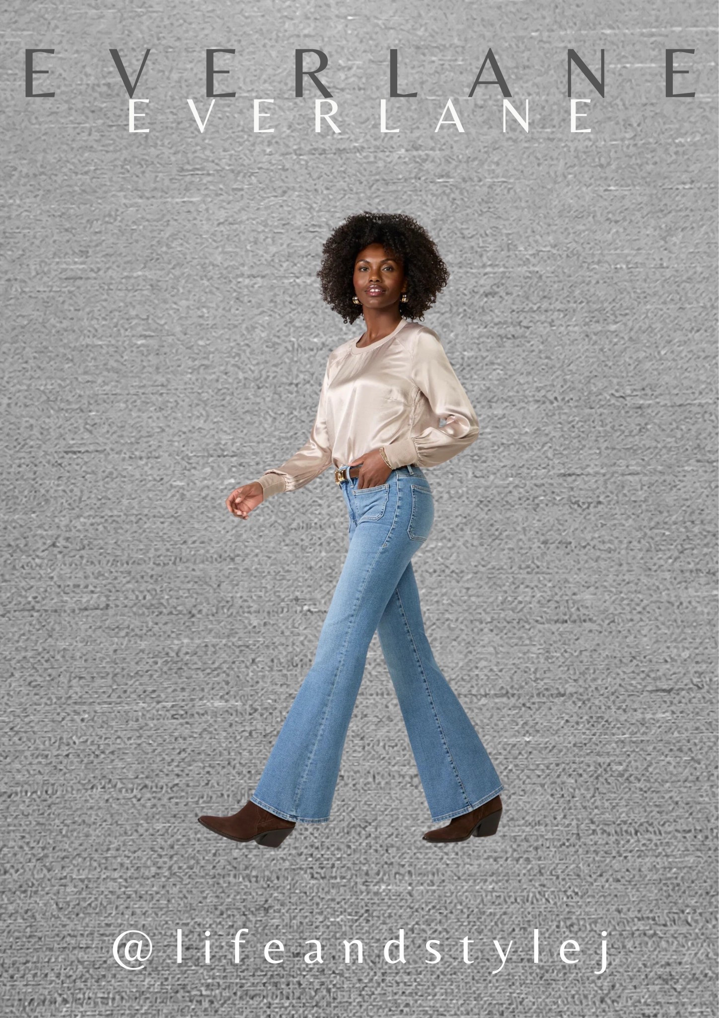 Update your denim game with Everlane's Good Legs Flare Patch Pocket Jean. Pair them with a crisp white shirt and ankle boots for a chic, everyday look, or with a graphic tee and sneakers for a casual vibe. Perfect for midlife women who love timeless fashion and comfort.

#EverlaneJeans #MidlifeFashion #AgelessStyle #FlaredJeans #DenimLove 