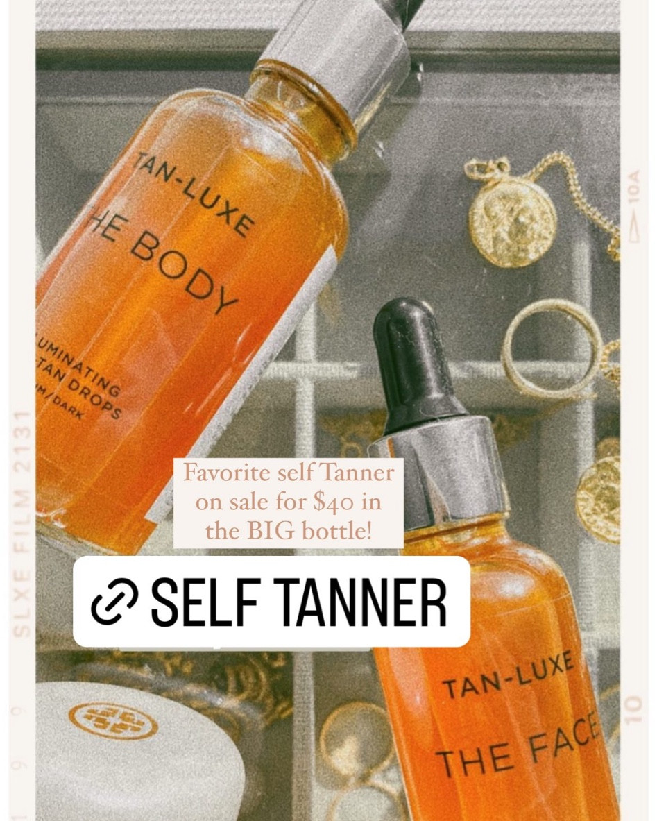 Self Tanner, tan luxe, tanning drops, sale, tan luxe sale, best self Tanner 

#LTKsalealert #LTKunder50 #LTKbeauty