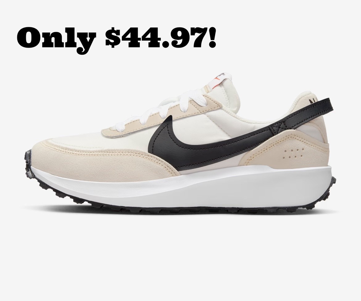 The most popular color way of Nike Women’s Waffle Sneakers are down to only $44.97 today at Nike! Excellent price for these, as they normally retail for $75. Sizes going quickly - these are so comfy, and go with just about anything! 👟 

#LTKActive #LTKSaleAlert #LTKFindsUnder50