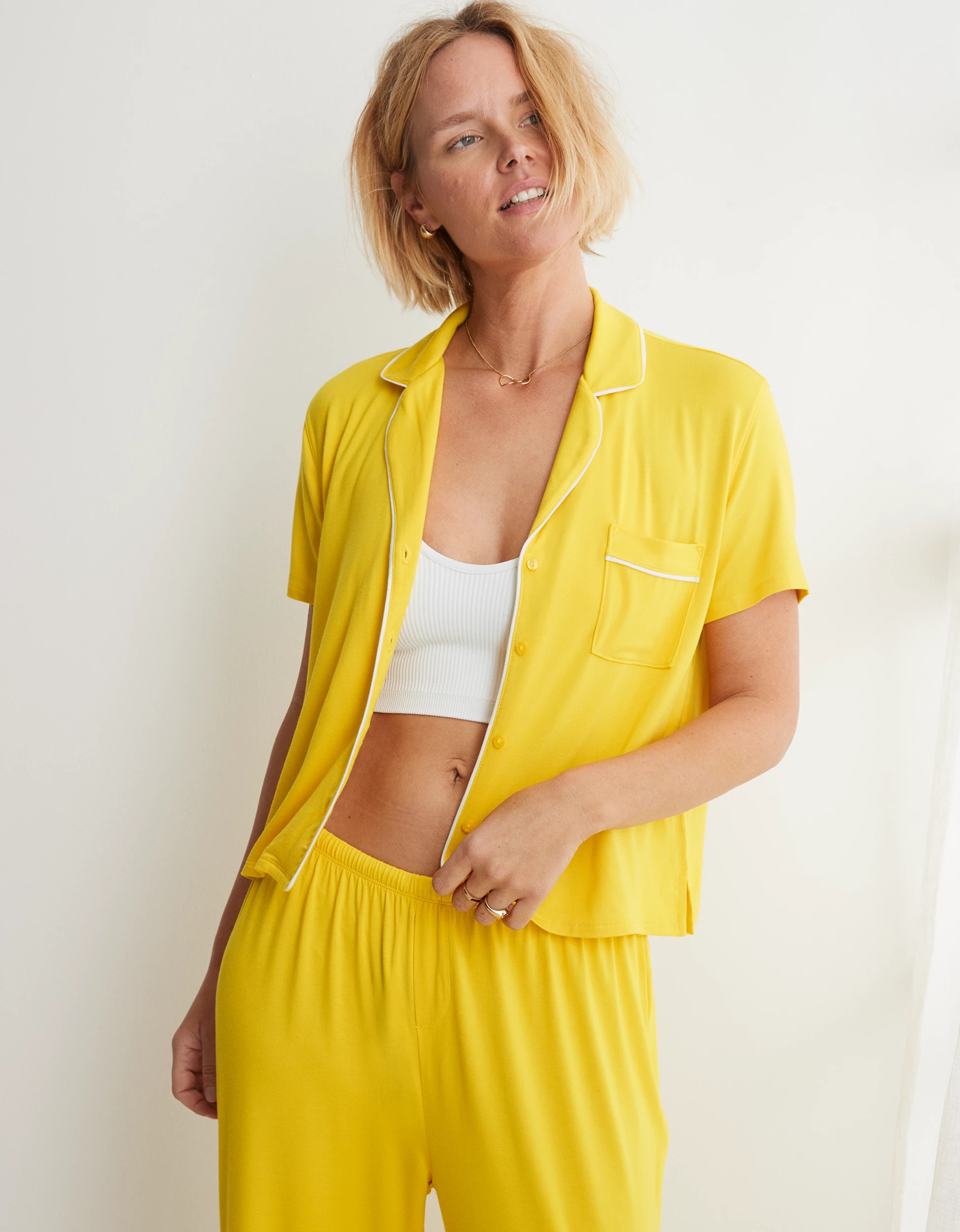 Aerie Real Soft® Short Sleeve Pajama Shirt | Aerie
