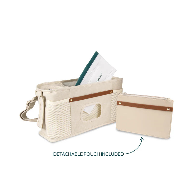 Parent Console with Insulated Cup Holders l WonderFold | WonderFold Wagon