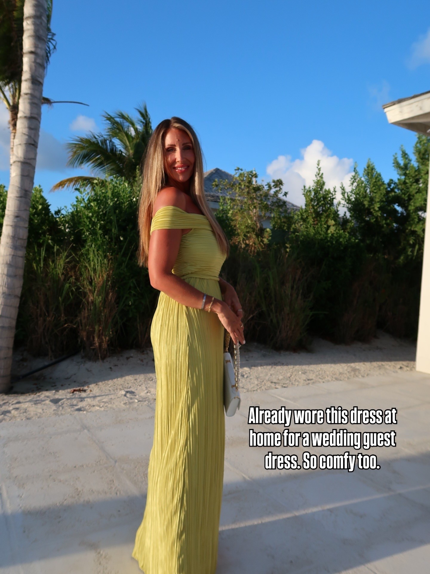 We love a comfortable dress that also doubles as a wedding guest dress, which I have worn since we got even home from this trip. It runs through to size and I’m in a medium.

#LTKStyleTip #LTKParties #LTKWedding