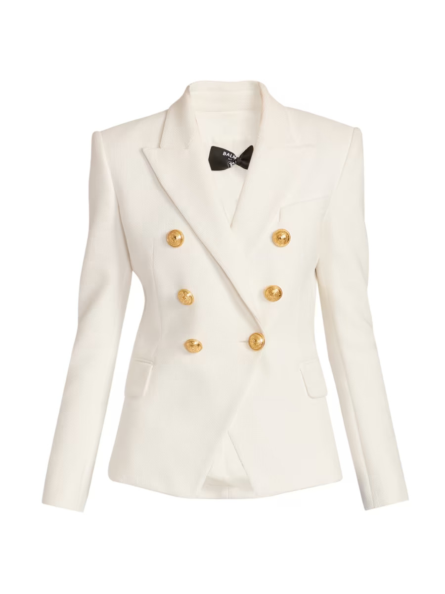 Asymmetric Double-Breasted Blazer | Saks Fifth Avenue