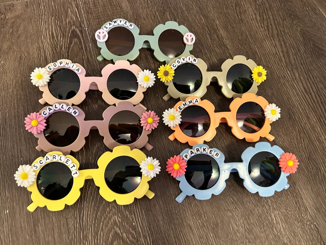 Personalized Toddler Sunglasses // Sunglasses Kids // Sunglasses Baby // Sunnies for Kids // Sunn... | Etsy (US)