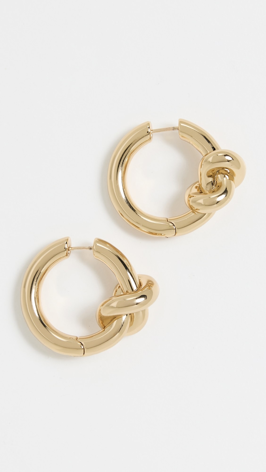 Hinge Knot Huggie Earrings | Shopbop